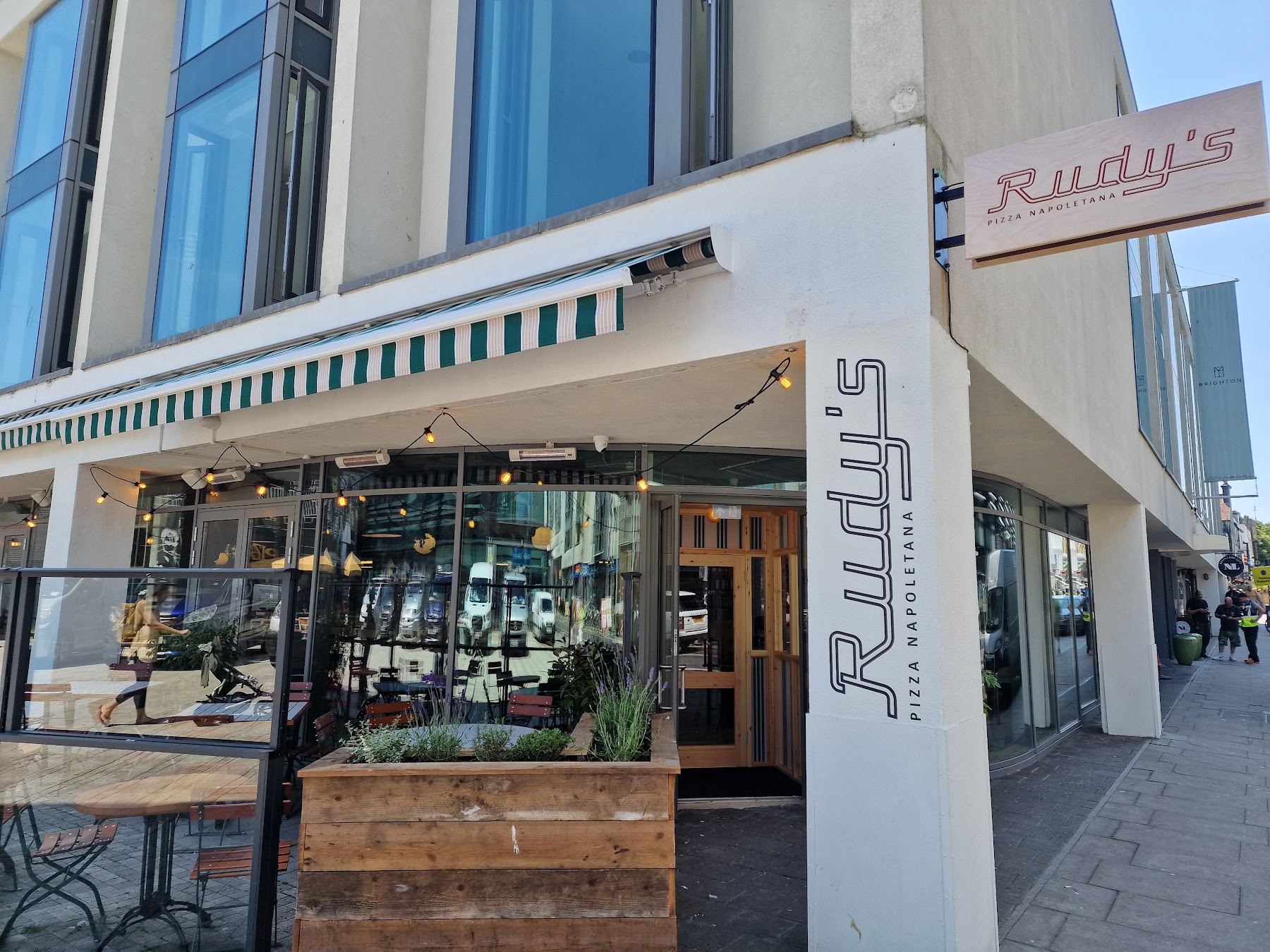 Rudy's Pizza Napoletana - Brighton inside the restaurant